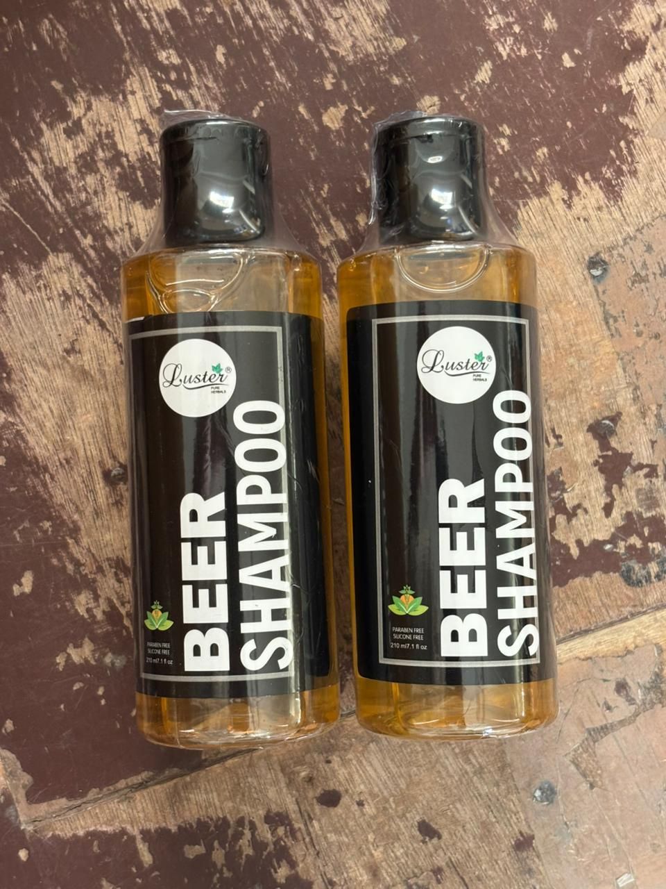 BEER Shampoo For Dry and Frizzy Hair 210 ml (Pack of 2)