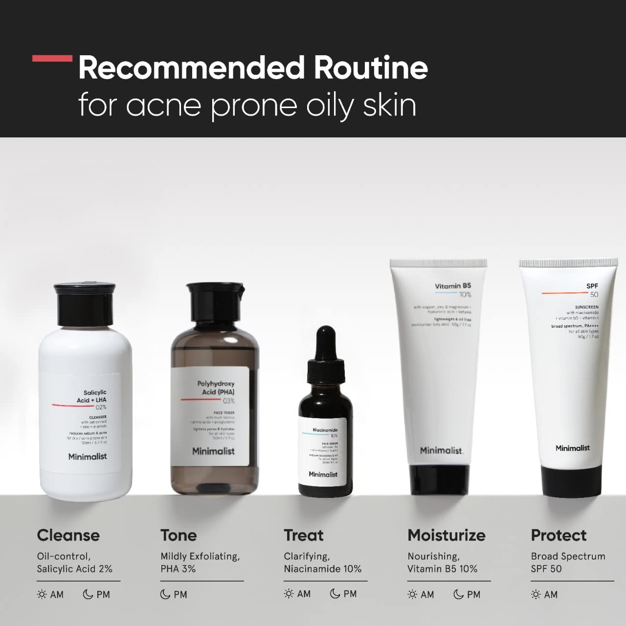 Minimalist Anti-Acne Salicylic Acid 2% Face Wash For Oily & Acne Prone Skin | With LHA for Pore Cleansing, Oil Control & Sebum Regulation | Cleanser for Women & Men | 100 ml