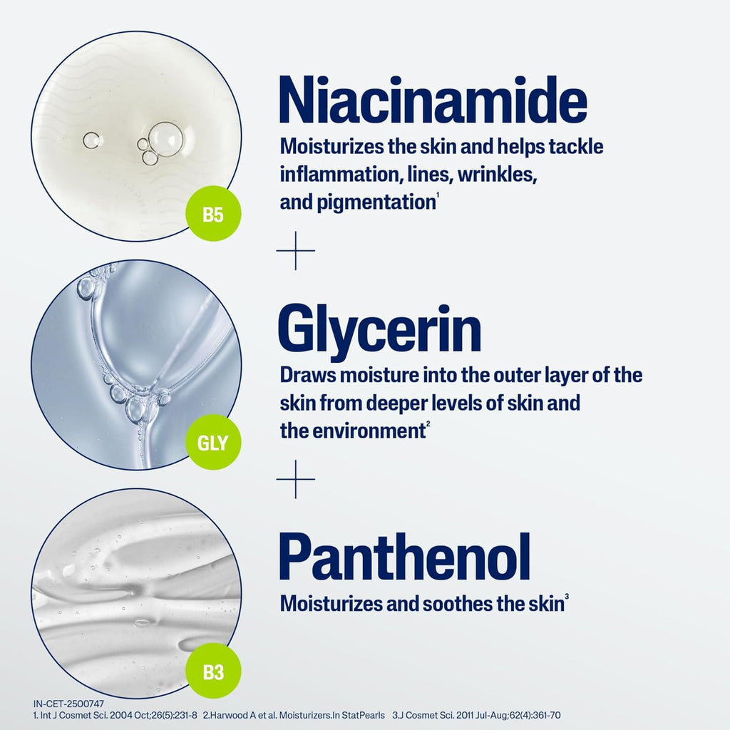 Cetaphil Gentle Skin Hydrating Face Wash 118ml, Paraben Free, Sulphate-Free Gentle Skin Hydrating Cleanser with Niacinamide, Vitamin B5 for Dry to Normal, Sensitive Skin