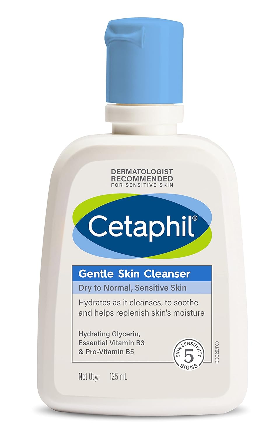 Cetaphil Gentle Skin Hydrating Face Wash 118ml, Paraben Free, Sulphate-Free Gentle Skin Hydrating Cleanser with Niacinamide, Vitamin B5 for Dry to Normal, Sensitive Skin