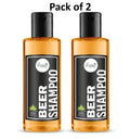BEER Shampoo For Dry and Frizzy Hair 210 ml (Pack of 2)